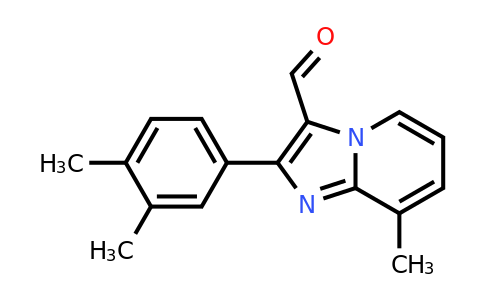 881042-12-2 | 2-(3,4-Dimethylphenyl)-8-methylimidazo[1,2-a]pyridine-3-carbaldehyde