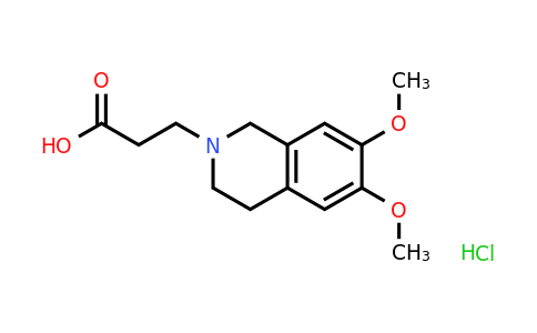 881686-34-6 | 3-(6,7-Dimethoxy-3,4-dihydro-1H-isoquinolin-2-yl)-propionic acid hydrochloride