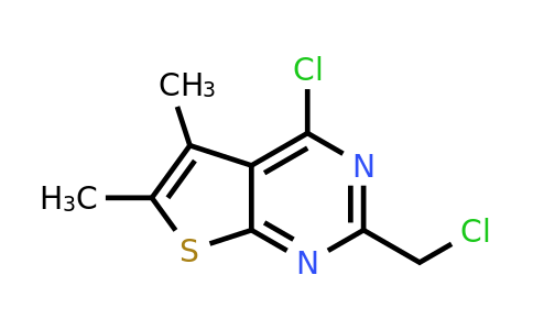 88203-19-4 | 4-Chloro-2-(chloromethyl)-5,6-dimethylthieno[2,3-d]pyrimidine