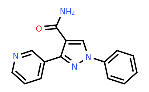 1-Phenyl-3-(pyridin-3-yl)-1h-pyrazole-4-carboxamide
