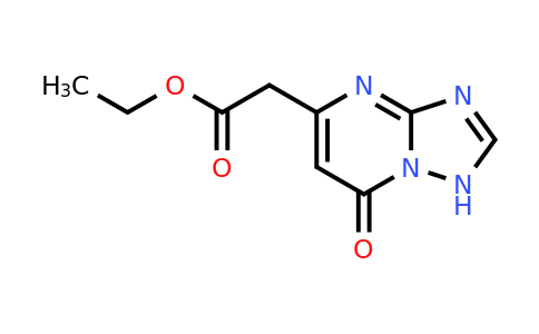882574-84-7 | Ethyl 2-(7-oxo-1,7-dihydro-[1,2,4]triazolo[1,5-a]pyrimidin-5-yl)acetate