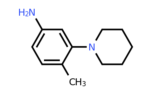 4-Methyl-3-(1-piperidinyl)aniline