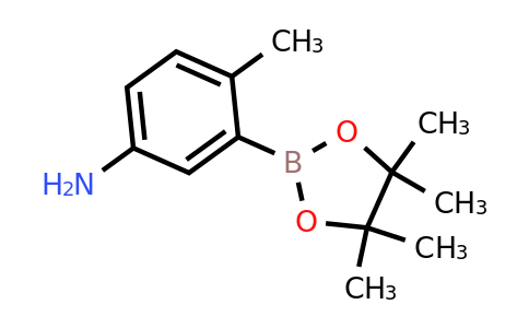 882670-69-1 | 4-Methyl-3-(4,4,5,5-tetramethyl-1,3,2-dioxaborolan-2-yl)benzenamine