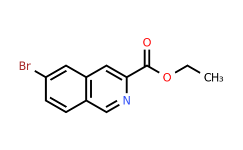 882679-56-3 | Ethyl 6-bromoisoquinoline-3-carboxylate
