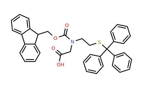 882847-27-0 | N-(((9H-fluoren-9-yl)methoxy)carbonyl)-N-(2-(tritylthio)ethyl)glycine