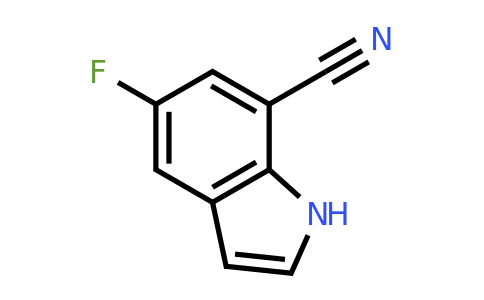 883500-80-9 | 5-fluoro-1H-indole-7-carbonitrile