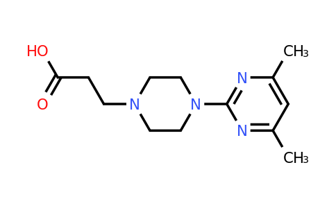 883537-94-8 | 3-(4-(4,6-Dimethylpyrimidin-2-yl)piperazin-1-yl)propanoic acid