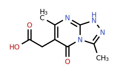 883550-10-5 | 2-(3,7-Dimethyl-5-oxo-1,5-dihydro-[1,2,4]triazolo[4,3-a]pyrimidin-6-yl)acetic acid