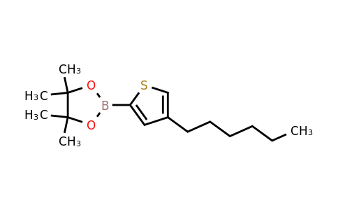 883742-29-8 | 2-(4-Hexylthiophen-2-yl)-4,4,5,5-tetramethyl-1,3,2-dioxaborolane