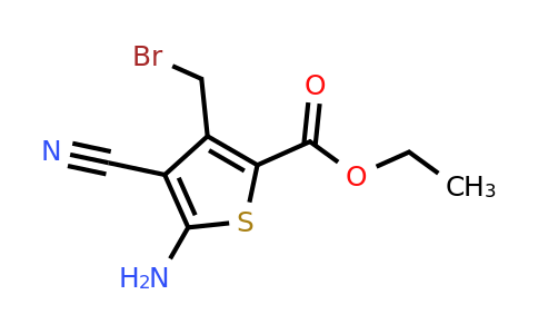88399-80-8 | Ethyl 5-amino-3-(bromomethyl)-4-cyanothiophene-2-carboxylate