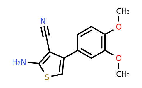 884497-31-8 | 2-Amino-4-(3,4-dimethoxyphenyl)thiophene-3-carbonitrile