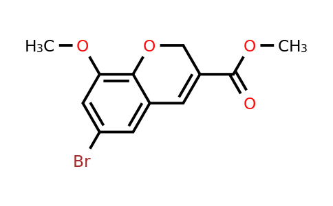 885271-18-1 | 6-Bromo-8-methoxy-2H-chromene-3-carboxylic acid methyl ester