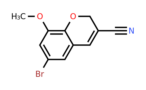 885271-24-9 | 6-Bromo-8-methoxy-2H-chromene-3-carbonitrile