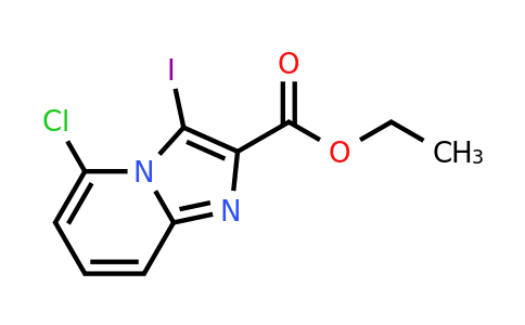 885271-45-4 | Ethyl 5-chloro-3-iodoimidazo[1,2-a]pyridine-2-carboxylate