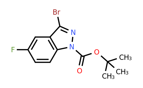 885271-57-8 | 3-Bromo-5-fluoroindazole-1-carboxylic acid tert-butyl ester
