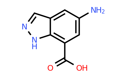 885272-13-9 | 5-Amino-1H-indazole-7-carboxylic acid