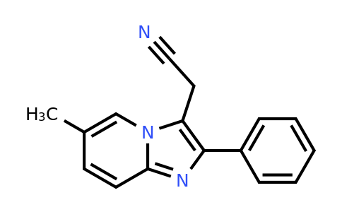 885272-76-4 | (6-Methyl-2-phenyl-imidazo[1,2-a]pyridin-3-yl)-acetonitrile