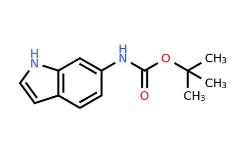 885273-73-4 | 6-Boc-amino-1H-indole