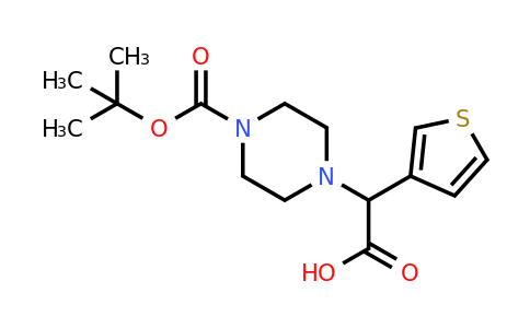 885274-75-9 | [4-(tert-Butoxycarbonyl)piperazin-1-yl](3-thienyl)acetic acid