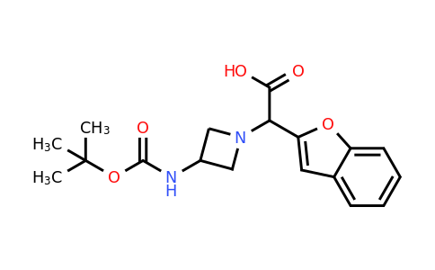 885275-29-6 | Benzofuran-2-yl-(3-N-Boc-amino-azetidin-1-yl)-acetic acid