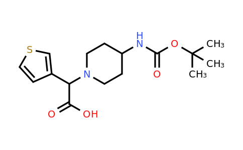 885275-49-0 | (4-Boc-amino-piperidin-1-yl)-thiophen-3-yl-acetic acid