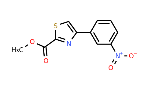 885279-68-5 | 4-(3-Nitro-phenyl)-thiazole-2-carboxylic acid methyl ester