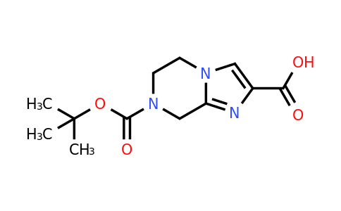 885281-30-1 | 7-(tert-Butoxycarbonyl)-5,6,7,8-tetrahydroimidazo[1,2-a]pyrazine-2-carboxylic acid