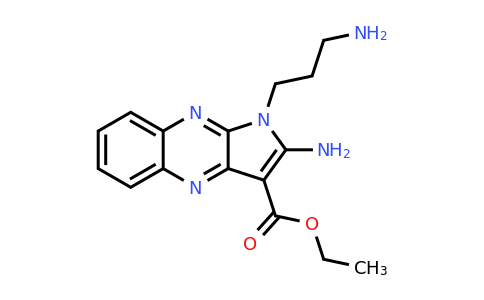 Ethyl 2-amino-1-(3-aminopropyl)-1h-pyrrolo[2,3-b]quinoxaline-3-carboxylate