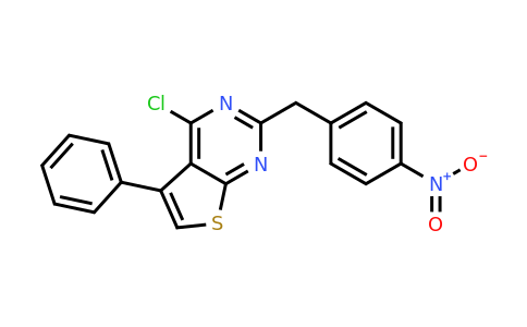 885460-49-1 | 4-Chloro-2-(4-nitrobenzyl)-5-phenylthieno[2,3-d]pyrimidine