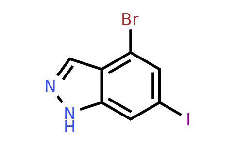 885518-97-8 | 4-Bromo-6-iodo-1H-indazole