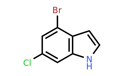 885519-23-3 | 4-Bromo-6-chloro-1H-indole