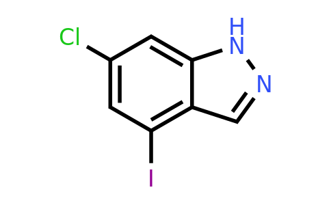 885519-56-2 | 6-Chloro-4-iodo-1H-indazole