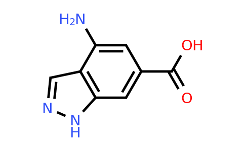 885519-89-1 | 4-Amino-1H-indazole-6-carboxylic acid