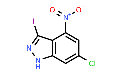 885519-97-1 | 6-Chloro-3-iodo-4-nitro-1H-indazole
