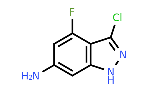 885520-15-0 | 3-Chloro-4-fluoro-1H-indazol-6-amine