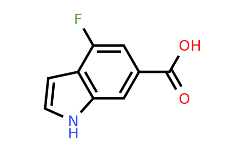 885520-31-0 | 4-Fluoro-1H-indole-6-carboxylic acid