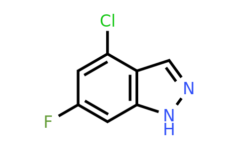 885520-32-1 | 4-Chloro-6-fluoro-1H-indazole