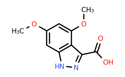 885520-36-5 | 4,6-Dimethoxy-1H-indazole-3-carboxylic acid