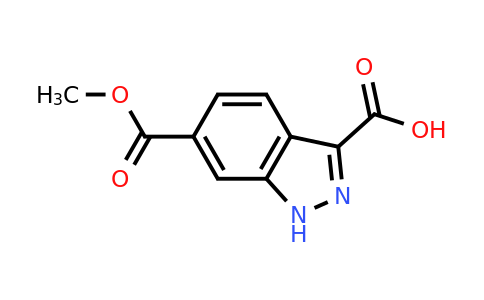885522-60-1 | 6-(Methoxycarbonyl)-1H-indazole-3-carboxylic acid