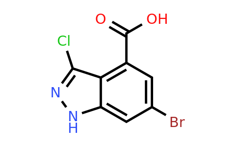 885523-72-8 | 6-Bromo-3-chloro-1H-indazole-4-carboxylic acid