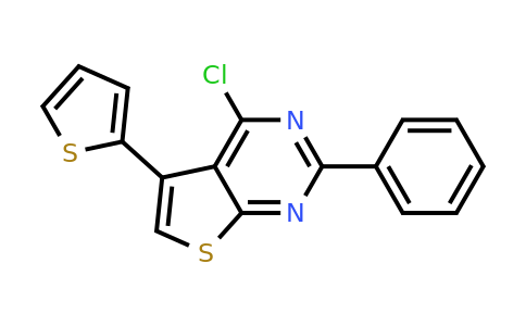 885524-09-4 | 4-Chloro-2-phenyl-5-(thiophen-2-yl)thieno[2,3-d]pyrimidine