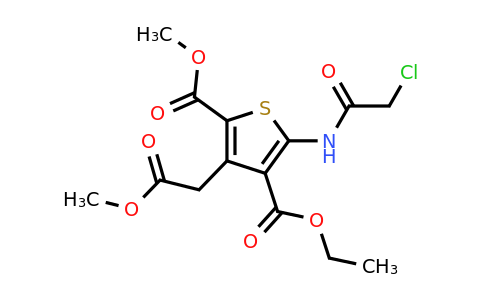 885524-25-4 | 4-Ethyl 2-methyl 5-(2-chloroacetamido)-3-(2-methoxy-2-oxoethyl)thiophene-2,4-dicarboxylate