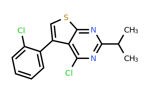 885524-65-2 | 4-Chloro-5-(2-chlorophenyl)-2-isopropylthieno[2,3-d]pyrimidine