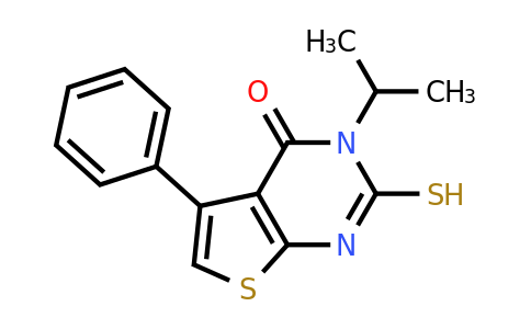 885525-67-7 | 5-Phenyl-3-(propan-2-yl)-2-sulfanyl-3h,4h-thieno[2,3-d]pyrimidin-4-one