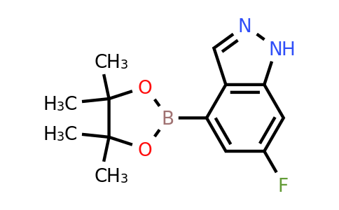 885698-71-5 | 6-Fluoro-4-(4,4,5,5-tetramethyl-1,3,2-dioxaborolan-2-yl)-1H-indazole