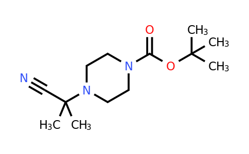885698-82-8 | tert-Butyl 4-(2-cyanopropan-2-yl)piperazine-1-carboxylate