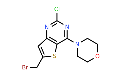 885698-98-6 | 6-(Bromomethyl)-2-chloro-4-(morpholin-4-yl)thieno[3,2-d]pyrimidine