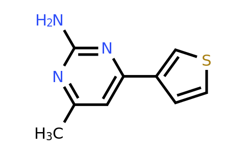 885950-01-6 | 4-Methyl-6-(thiophen-3-yl)pyrimidin-2-amine