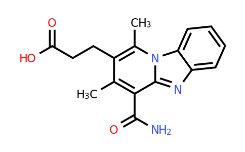 885952-41-0 | 3-(4-Carbamoyl-1,3-dimethylbenzo[4,5]imidazo[1,2-a]pyridin-2-yl)propanoic acid