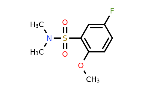 5-Fluoro-2-methoxy-N,N-dimethylbenzenesulfonamide